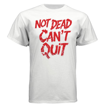 Not Dead graphic tee in white - Fear The Warrior