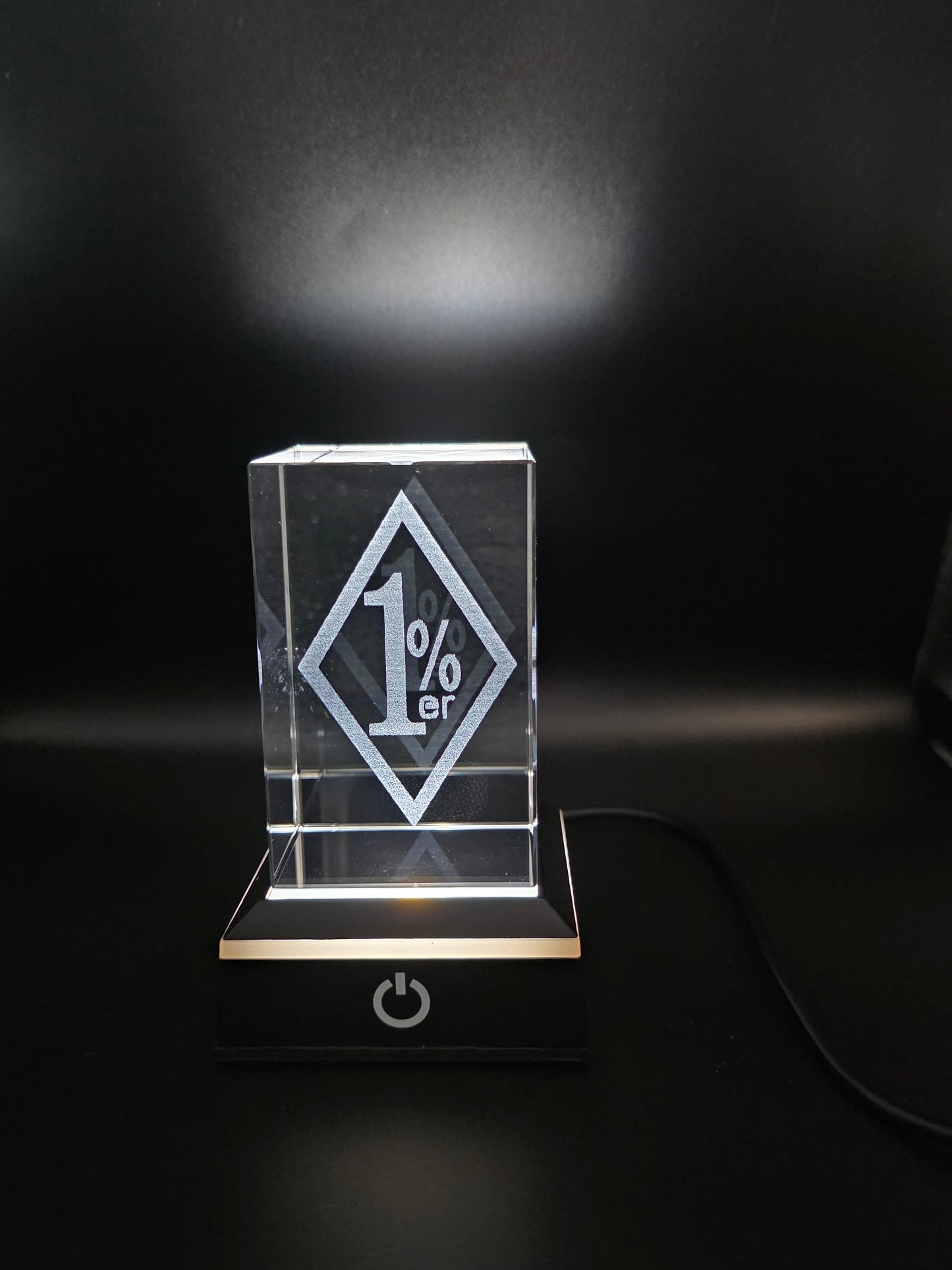 1%er Diamond K9 Crystal Engraving